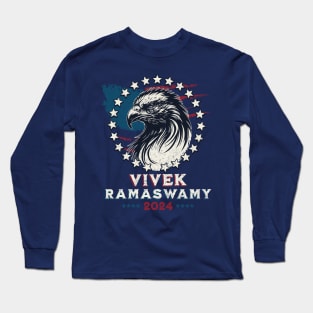 Vivek Ramaswamy For President 2024 Support Republican Long Sleeve T-Shirt